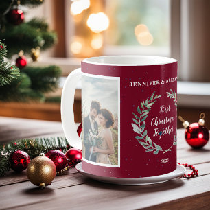 Taza De Café Crea tu propia primera navidad juntos foto