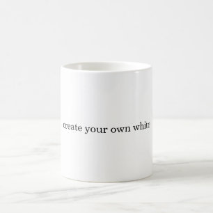 Taza De Café crea tu propio blanco