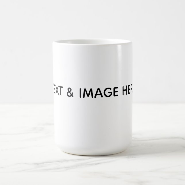 Taza De Café Crea tu propio blanco (Centro)