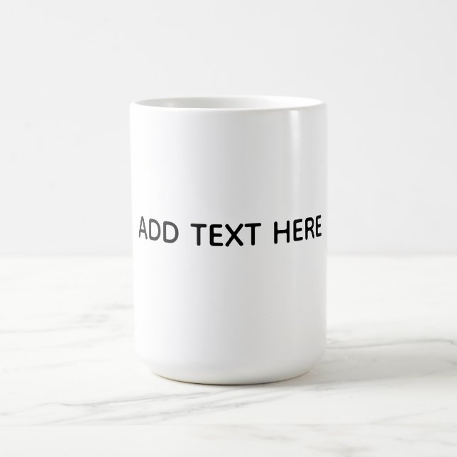 Taza De Café Crea tu propio blanco  (Centro)