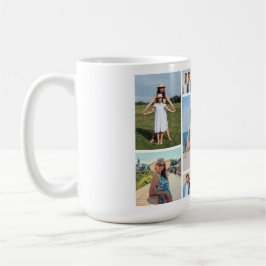 Taza De Café Crea tu propio collage de 11 fotos