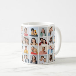 Taza De Café Crea tu propio collage de 36 fotos