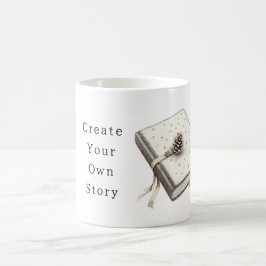 Taza De Café Crea tu propio diario de piña de pino