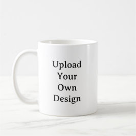 Taza De Café Crea tu Propio Diseño Personalizado Simple de 11oz