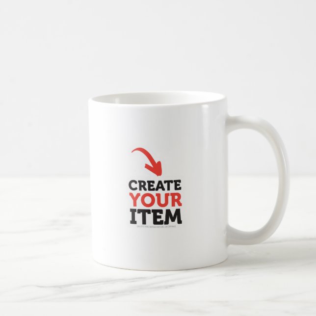 Taza De Café CREA-TU-PROPIO DIY Personalizado carga tu diseño (Derecha)