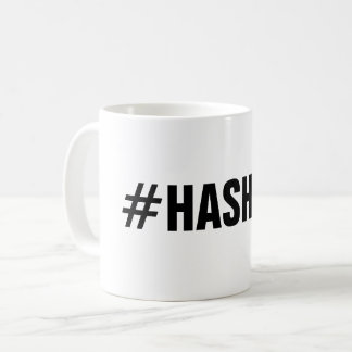 Taza De Café Crea tu propio hashtag personalizado café mug