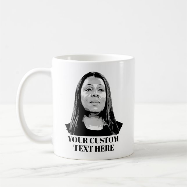 Taza De Café Crea tu propio Letitia James Design (Izquierda)