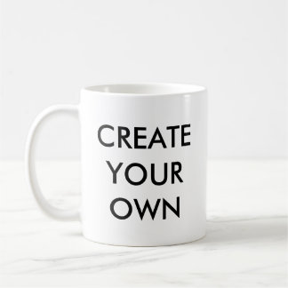 Taza De Café Crea tu propio Personalizable Gran Mug Blanca