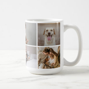 Taza De Café Crea tu propio personalizado hecho 5 fotos persona