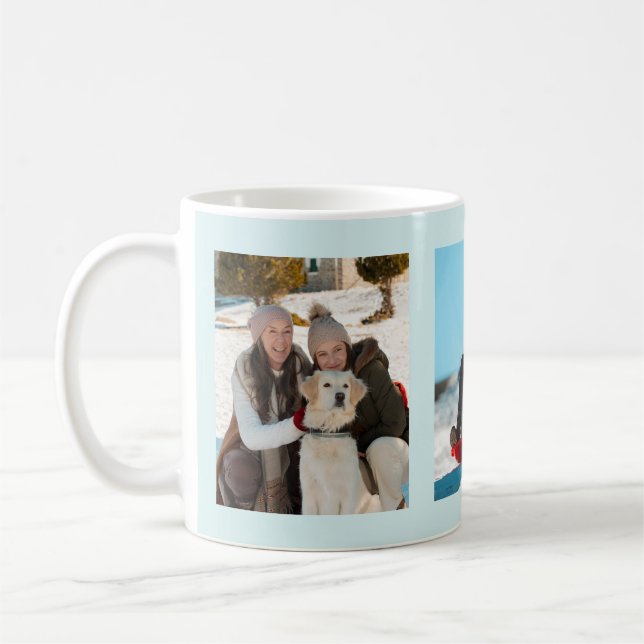 Taza De Café Crea tu propio recuerdo fotográfico café Mug (Izquierda)