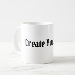 Taza De Café Crea tu texto imprimido con encanto Design-Cup Cla