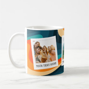 Taza De Café Crea tus propias 3 fotos retro