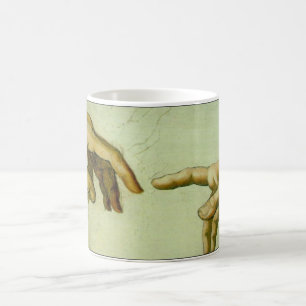 Taza De Café Creación de Adán detalladamente