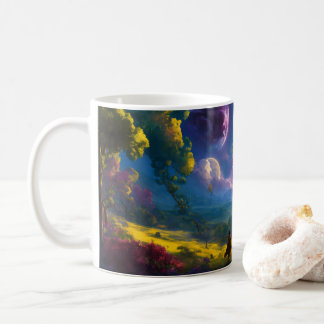 Taza De Café Creación del mundo - Encanto del arte infantil