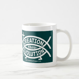 Taza De Café CREACIÓN THRoUgh EVOLUTION Café Mug