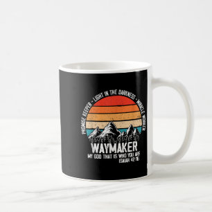 Taza De Café Creador de caminos Mi Dios Quién eres tú Verso de