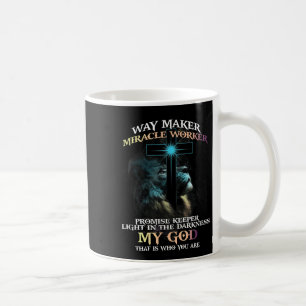 Taza De Café Creador de caminos Obrero de milagros Cumplidor de