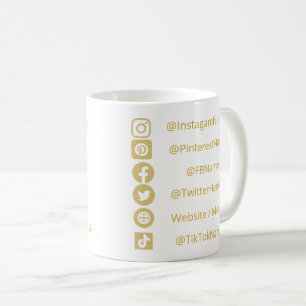 TAZA DE CAFÉ CREADOR DE CONTENIDO DE INFLUENCIAS EN LOS MEDIOS