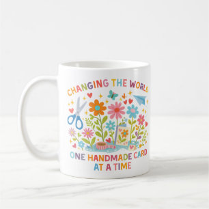 Taza De Café Creador de Tarjetas Hechas a Mano Pasatiempo de Ma
