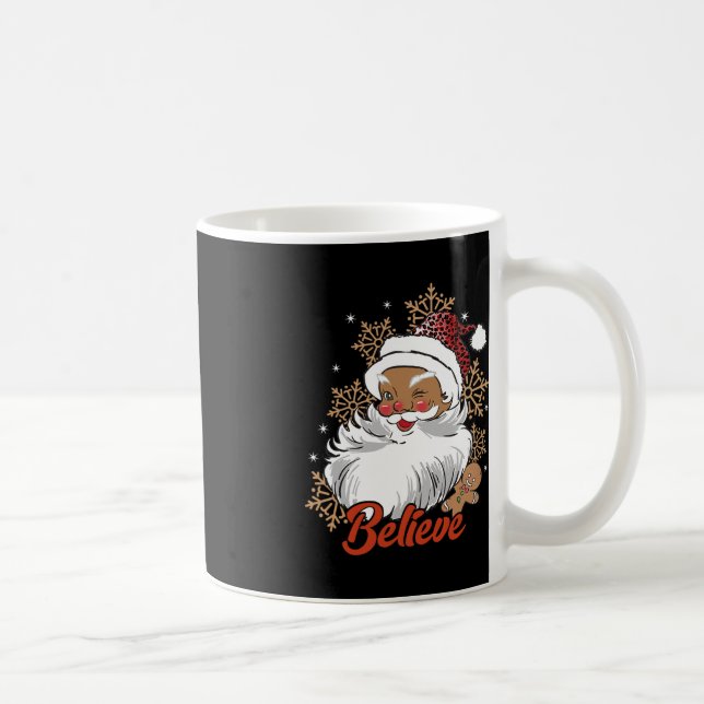 Taza De Café Crean a los Navidades afroamericanos negros (Derecha)