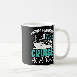 Taza De Café Creando Recuerdos Un Crucero A La Vez Viaje 