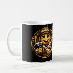 Taza De Café Creando Sueños en Madera: Carpintero Profesional
