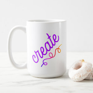 Taza De Café Crear con un colorido sorbo de café