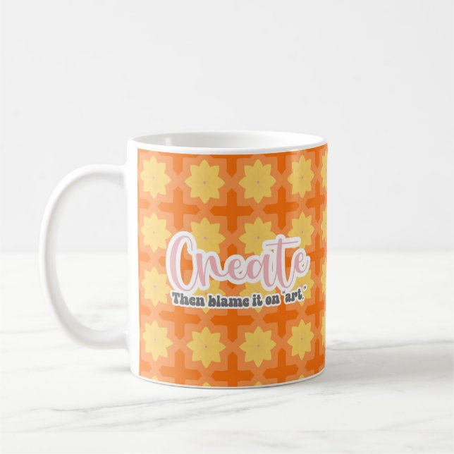 Taza De Café Crear, luego culpar al "arte" (Izquierda)