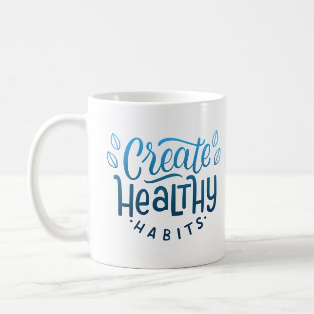 TAZA DE CAFÉ CREAR SALUDABLE (Izquierda)