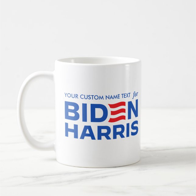 Taza De Café Crear su propia campaña para Biden Harris 2024 (Izquierda)