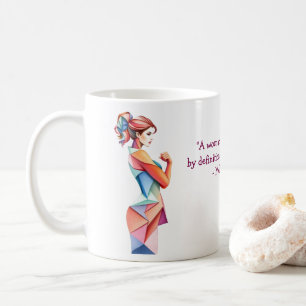 Taza De Café Crear su propia cita del Día de la Mujer Inspirado