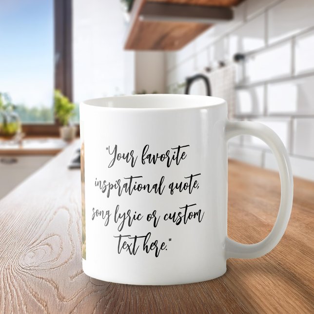Taza De Café Crear su propia foto de cita Personalizado (Subido por el creador)