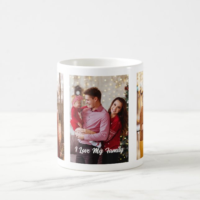 Taza De Café Crear su propia foto familiar de Personalizados (Centro)