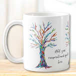 Taza De Café Crear su propia oferta motivacional Inspiradora<br><div class="desc">Este singular tazón de café está decorado con un colorido diseño de mosaico de árbol de la vida. Añade tu cita o mensaje elegido para personalizarlo. Haga clic en Personalizar Más adelante para cambiar el tipo de letra, el tamaño de la fuente y el color de la fuente. Original Mosaico...</div>