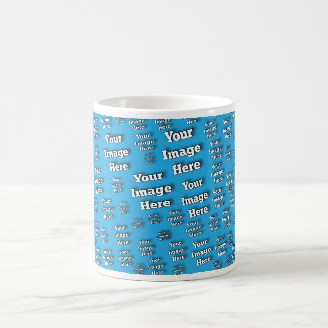Taza De Café 🤍 Crear su propia plantilla de Personalizado (Centro)