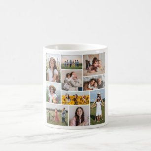 Taza De Café Crear su propio Collage de fotos de 10