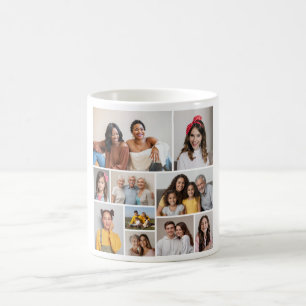 Taza De Café Crear su propio Collage de fotos de 10