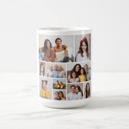 Taza De Café Crear su propio Collage de fotos de 10