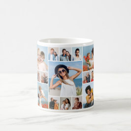 Taza De Café Crear su propio Collage de fotos de 15