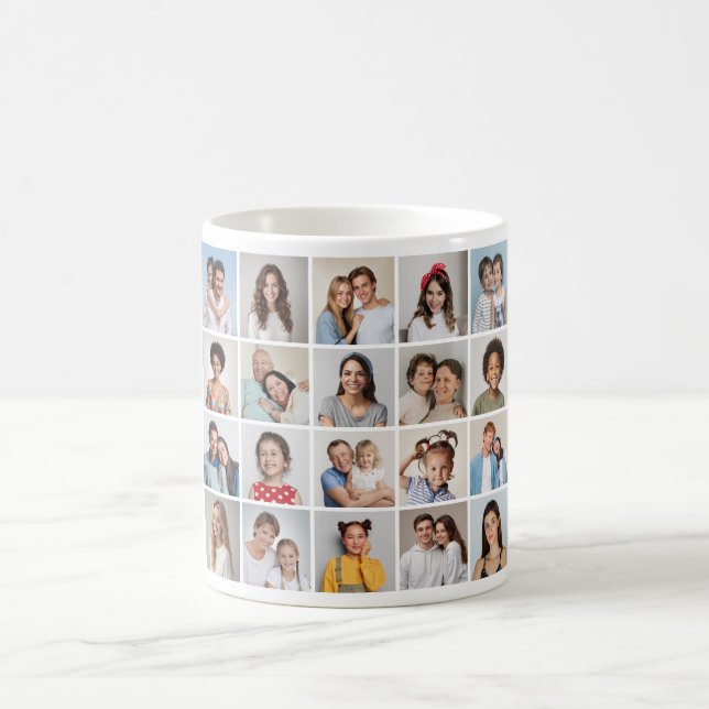 Taza De Café Crear su propio Collage de fotos de 20 (Centro)