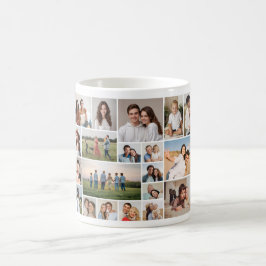 Taza De Café Crear su propio Collage de fotos de 20