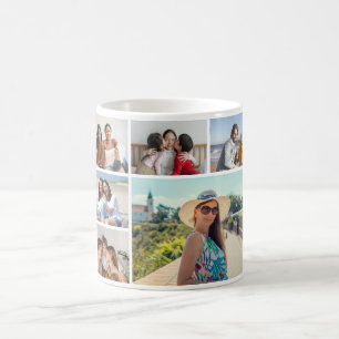 Taza De Café Crear su propio Collage de fotos de 6