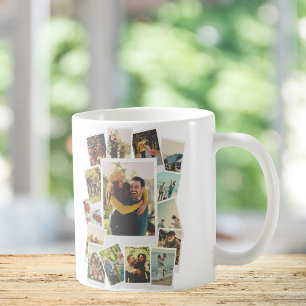 Taza De Café Crear su propio Collage de fotos de cine instantán