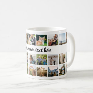 Taza De Café Crear su propio Collage de fotos personalizado