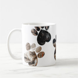 Taza De Café Crear su propio Collage de fotos Personalizado Cat