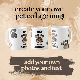 Taza De Café Crear su propio Collage de fotos Personalizado Cat