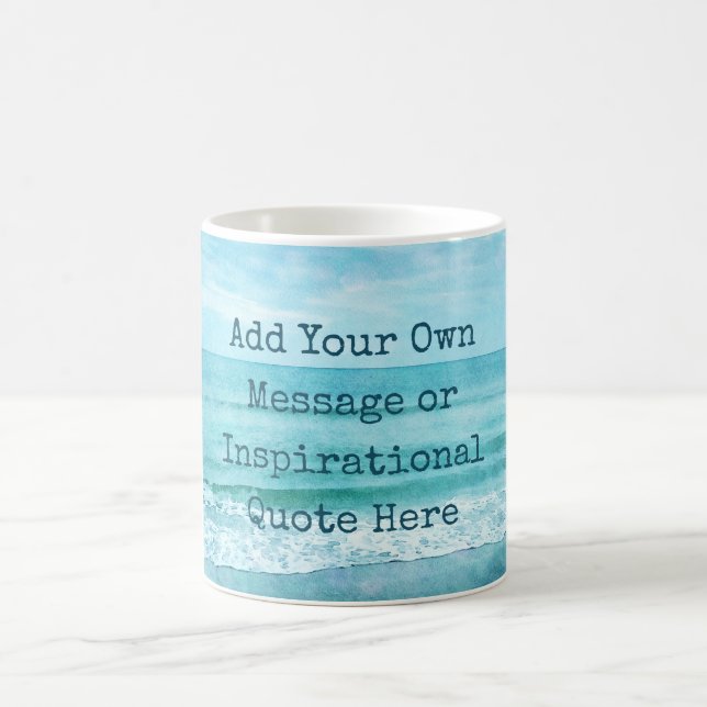 Taza De Café Crear su propio presupuesto Inspirador motivaciona (Centro)