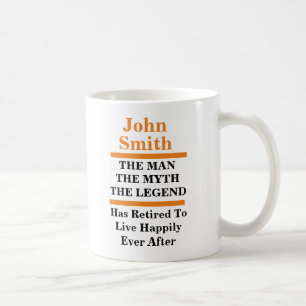 Taza De Café Crear su propio regalo de jubilación personalizad