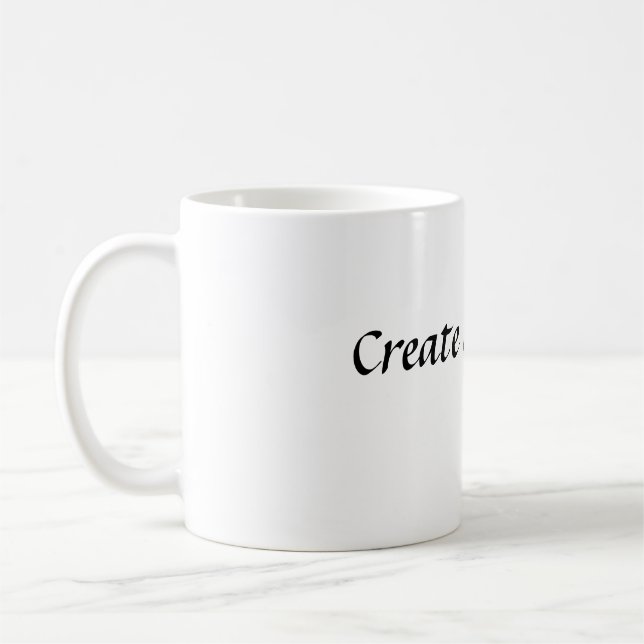Taza De Café Crear su propio texto Pedidos de nombre impreso (Izquierda)