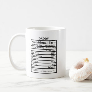 Taza De Café Crear sus propios datos nutricionales Día del padr